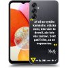 Pouzdro a kryt na mobilní telefon Samsung Picasee silikonové Samsung Galaxy A15 A155F 4G Kazma SVĚT PATŘÍ TĚM, CO SE NEPOSEROU čiré