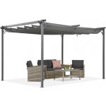 Garden Point La Palma 4 x 4 m antracit GAP573 – Zboží Mobilmania