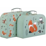 A Little Lovely Company sada dvou kartonových kufříků kamarádi z lesa – Hledejceny.cz