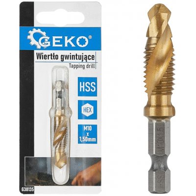 Závitník HSS M10 x 1,50 mm HEX – Geko – Hledejceny.cz