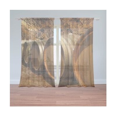 Sablio Záclony Sudy: 2ks 150x250cm – Hledejceny.cz