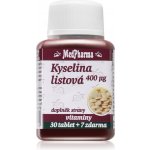 MedPharma Kyselina listová 400 mcg 30 + 7 tablet – Hledejceny.cz