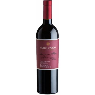 Conti D Arco Cabernet Sauvignon Trentino DOC 13% 0,75 l (holá láhev) – Hledejceny.cz