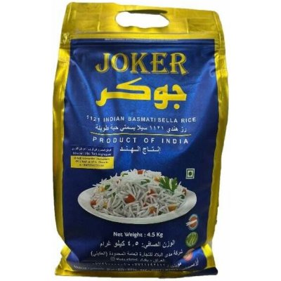 Joker Rýže basmati prémiová kvalita 1121 Sella 4,5 kg – Zboží Mobilmania
