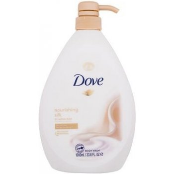 Dove Nourishing Silk dámský vyživující sprchový krém 1000 ml