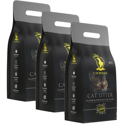 Cat Royale Activated Carbon bentonit 3 x 10 kg – Zboží Mobilmania