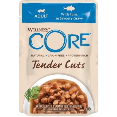 Wellness Core Cat Tender tunak v omacce 85 g – Zbozi.Blesk.cz