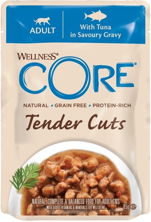 Wellness Core Cat Tender tunak v omacce 85 g