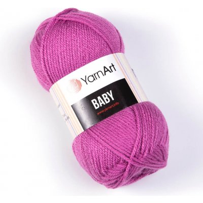 Yarn Art příze Baby 560 růžovofialová