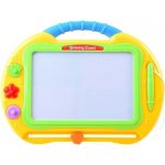 Magnetická tabule na psaní s razítky 2 barvy Žlutá – Zbozi.Blesk.cz