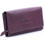 Money Maker Kvalitní dámská kožená 12137B hnědá – Zboží Dáma