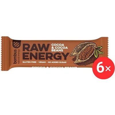 Bombus Raw Energy 6 x 50g – Zboží Dáma