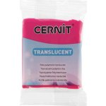 CERNIT Modelovací hmota TRANSLUCENT tmavě červená 56 g – Sleviste.cz