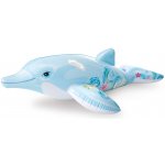 Intex 58535 Nafukovací delfín s květy do vody 175 x 66 cm – Zboží Dáma