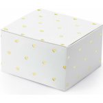 PartyDeco PartyDeco Krabičky na dárky- zlaté srdíčka 10 ks – Hledejceny.cz
