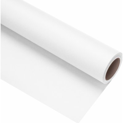 Superior seamless Papírové fotografické pozadí 1,35x11m - bílé - arctic white – Zboží Mobilmania