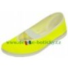 Dětské bačkory a domácí obuv Toga jarmilky 729 323 neon žlutozelený cvičky