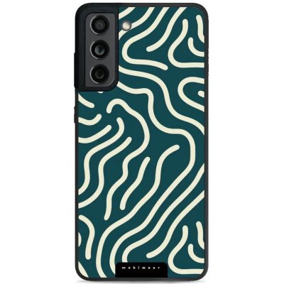 Mobiwear Glossy Samsung Galaxy S21 FE GA61G Béžové linky – Zboží Živě