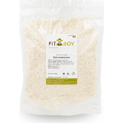 Fitboy Rýže kulatozrnná 1 kg – Sleviste.cz