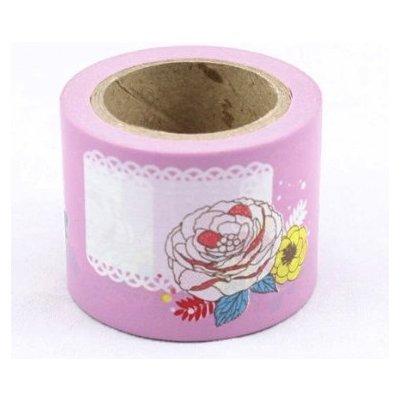 Creatoys Dekorační růžová jmenovky 10 m x 38 mm – Zboží Dáma