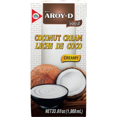 Aroy-D Kokosový krém 22% 1 l – Zboží Dáma