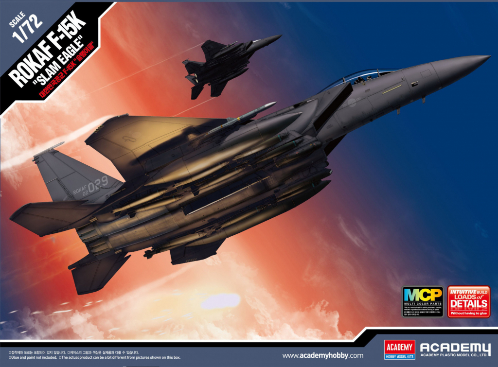 Eagle Academy Model Kit McDonnell Douglas F 15K Slam ROKAF 12554 MCP 1:72