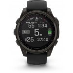 Garmin Fenix 8 47mm Sapphire Solar Titanium Carbon Gray/Black 010-02906-11 – Zbozi.Blesk.cz