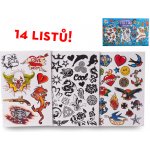 Sada tetování pro kluky 14 listů 200 motivů – Sleviste.cz