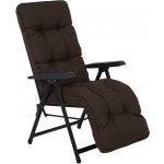 PATIO Polohovací zahradní křeslo s podnožkou Lena Plus Black Edition H047-04PB 460299 – Hledejceny.cz