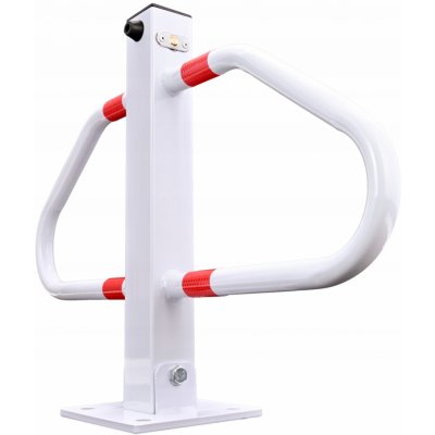 VERDA Sklopná zamykací parkovací zábrana typ T na klíč 48 cm SN1823 bílá – Hledejceny.cz