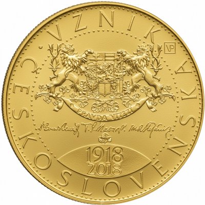ČNB Zlatá mince 10000 Kč Vznik Československa 2018 Standard 1 oz – Hledejceny.cz