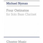 Michael Nyman Four Ostinatos For Solo Bass Clarinet noty na basklarinet – Hledejceny.cz