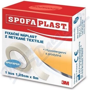 3M Spofaplast Náplast cívková textilní 131SB 1. 25 cm x 5 m