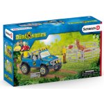 Schleich Dinosaurs Geländewagen mit Dino-Außenposten 41464 – Zboží Mobilmania