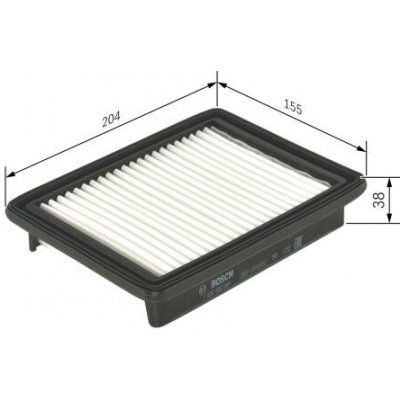 Vzduchový filtr BOSCH F 026 400 584 – Hledejceny.cz