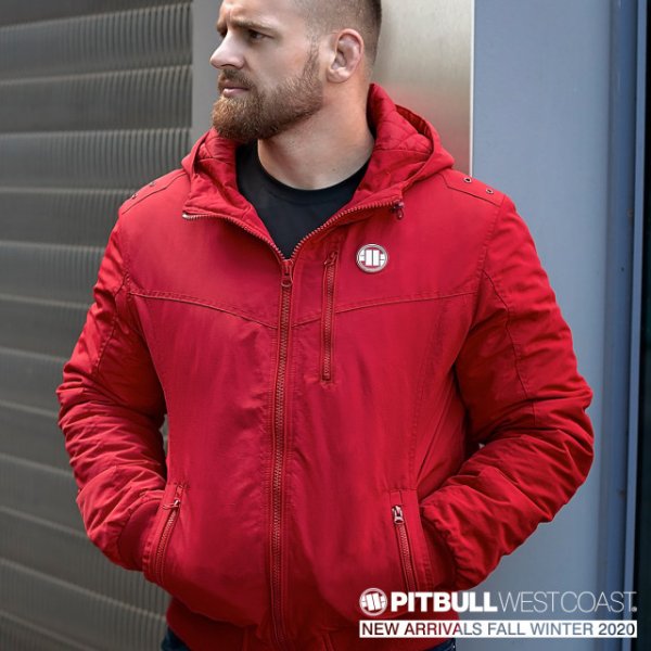 PitBull West Coast pánská zimní bunda Cabrillo červená od 2 150 Kč - Heureka .cz