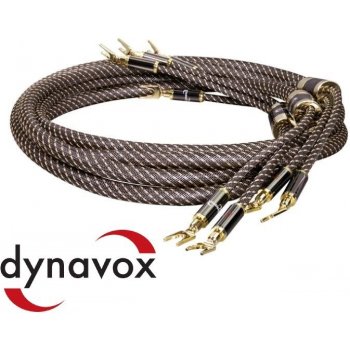 Dynavox Black Line LS-Label 2x3,0m: High-End reproduktorový set pro připojení reprosoustav/ 6N OFC