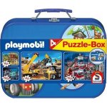 Schmidt Playmobil 2 x 60 a v plechovém kufříku 2 x 100 dílků – Hledejceny.cz