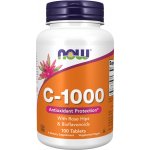 NOW Foods Vitamin C-1000 s citrusovými bioflavonoidy a rutinem 100 rostlinných kapslí – Hledejceny.cz