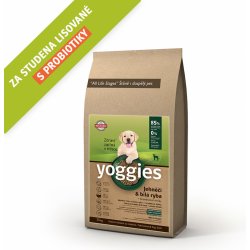 Yoggies minigranule lisované za studena s probiotiky Jehněčí maso & bílá ryba 2 kg