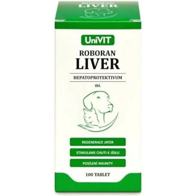 Univit Roboran Liver pro psy a kočky 100 tbl – Sleviste.cz