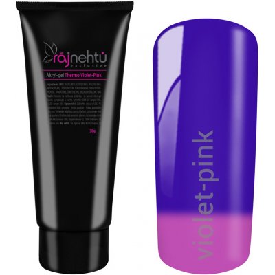 Ráj nehtů Akryl-gel v tubě Thermo Violet-Blue 30 g – Hledejceny.cz