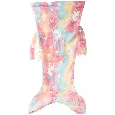 Verk 24551 Svíticí deka mořská panna duhová 105 x 42 cm – Sleviste.cz