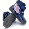 Dětské kotníkové boty D.D.Step Barefoot zimní boty W073-364 Royal blue