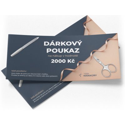 Dárkový poukaz - 2000 Kč – Sleviste.cz