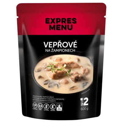 EXPRES MENU Vepřové na žampionech 600 g – Zbozi.Blesk.cz