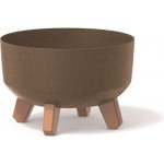 Prosperplast Květináč GRACIA LOW ECO WOOD 38 cm antracit – Hledejceny.cz