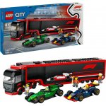 LEGO® City 60445 Kamion F1 s vozy F1 RB20 a AMR24 – Zboží Živě