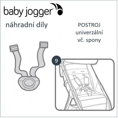 Baby Jogger POSTROJ univerzální vč. spony – Hledejceny.cz