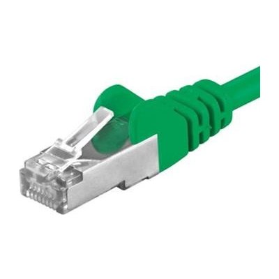 Premiumcord sp6asftp100G Patch, CAT6a S-FTP, RJ45-RJ45, AWG 26/7, 10m, zelený – Zboží Mobilmania